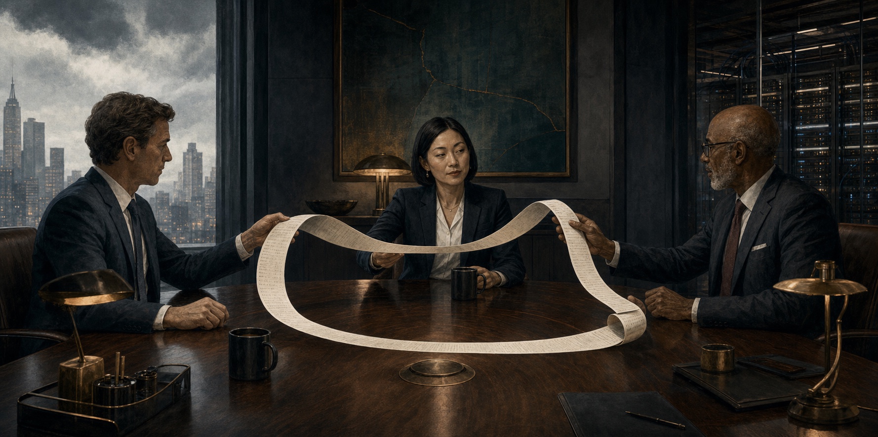 A vendor, customer and infrastructure provider passing the cost of AI inference around a boardroom table